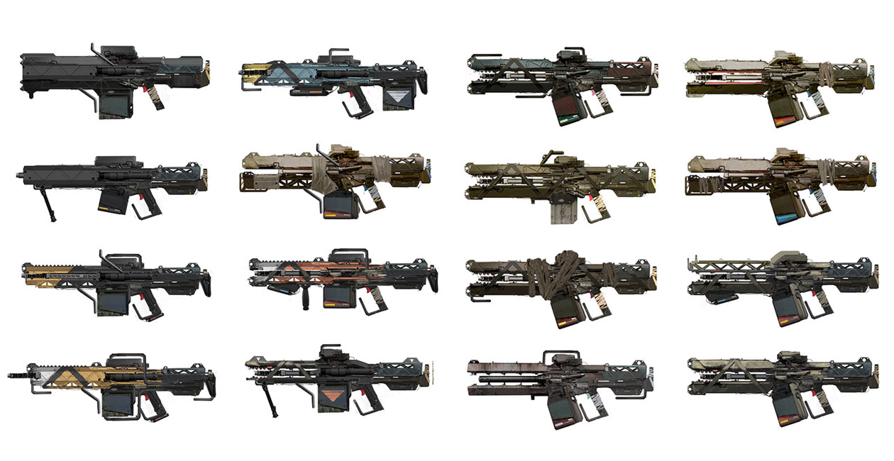 Freelancer Weapons Art from Anthem