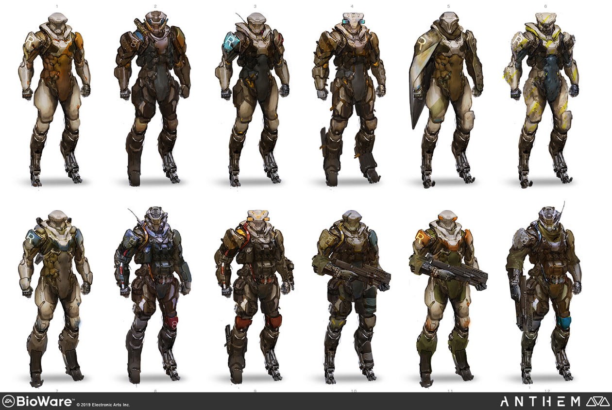 Lancer Concept Art from Anthem