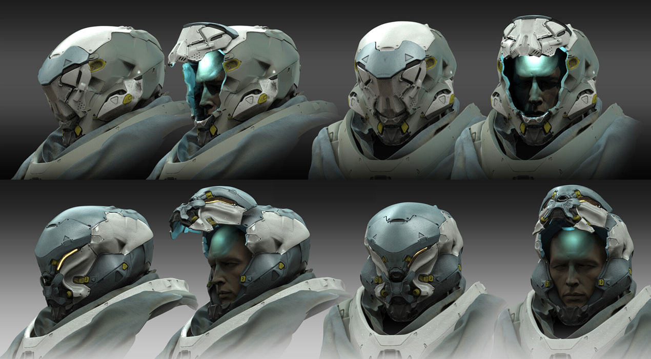 Praetorian Helmet Art from Anthem