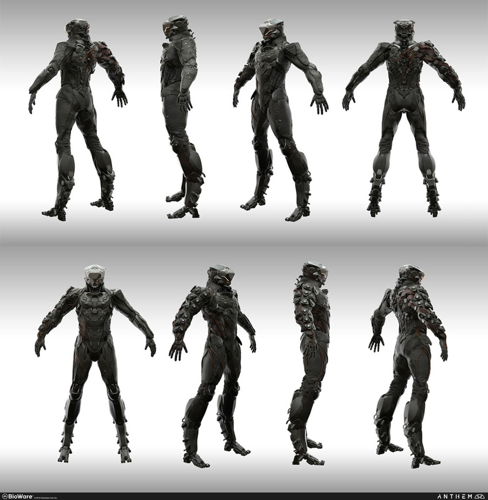 Storm Javelin Exosuit Model from Anthem