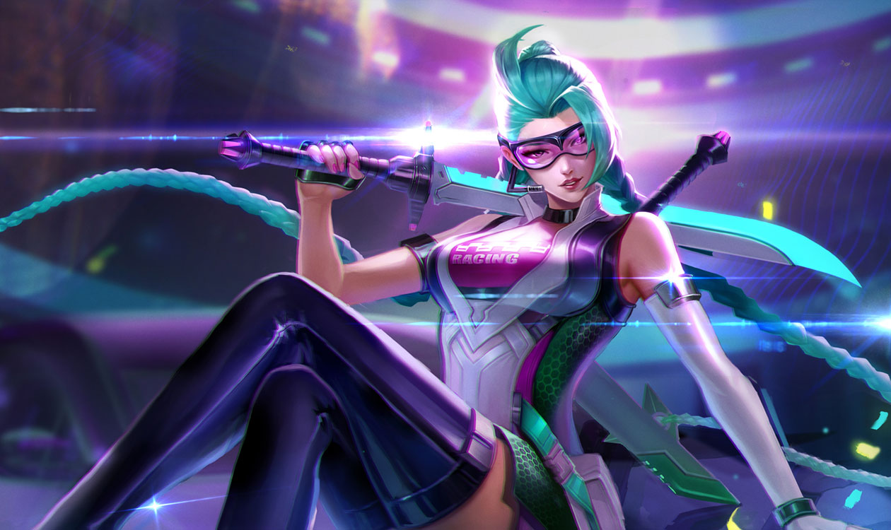 Racer Airi Concept Art from Arena of Valor