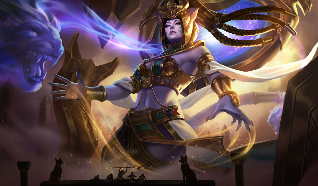 Sekhmet Arum Concept Art from Arena of Valor