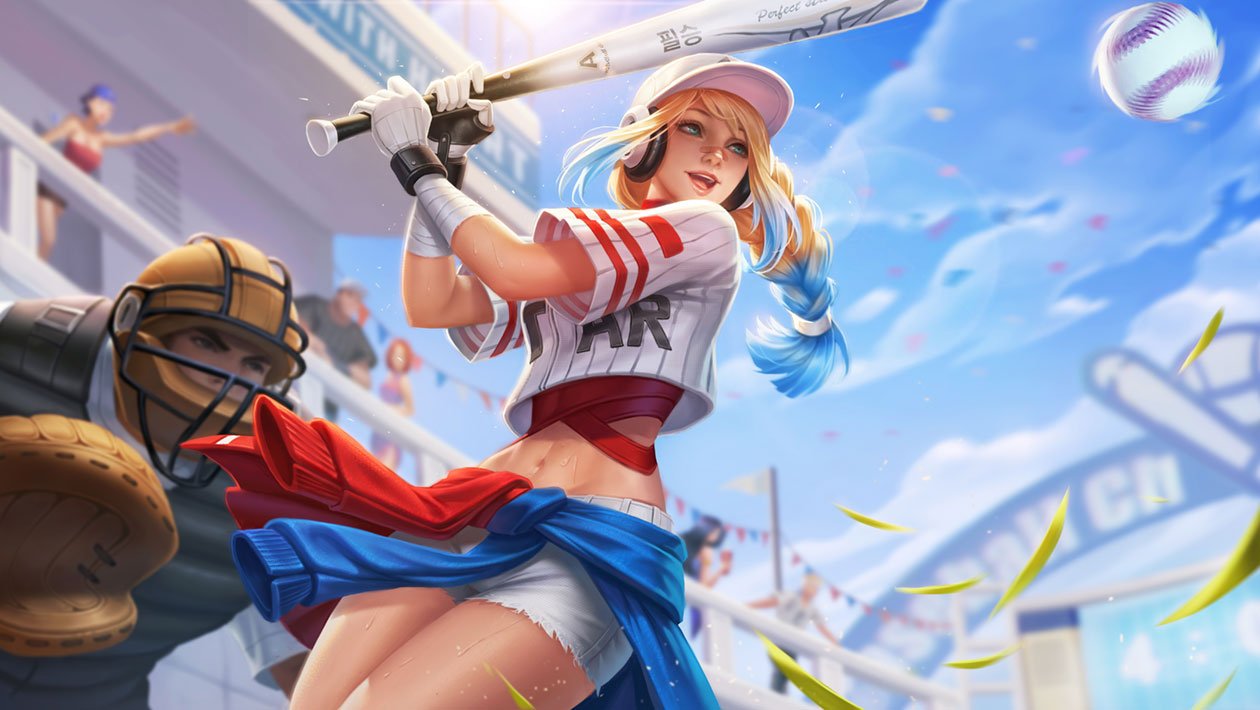 Slugger Astrid Concept Art from Arena of Valor