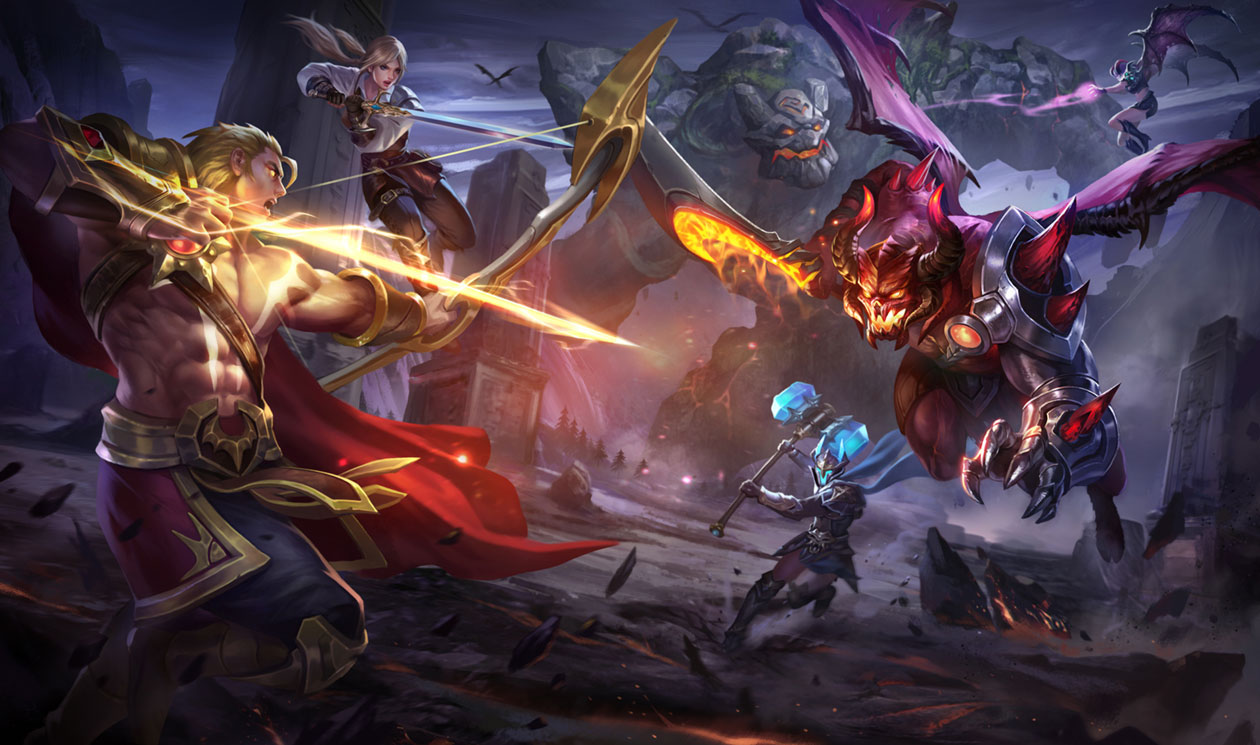 Battle Concept Artwork from Arena of Valor