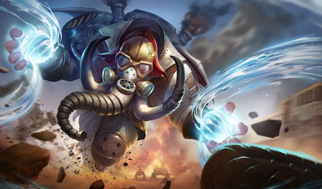 Hazmat Chaugnar Concept Art from Arena of Valor