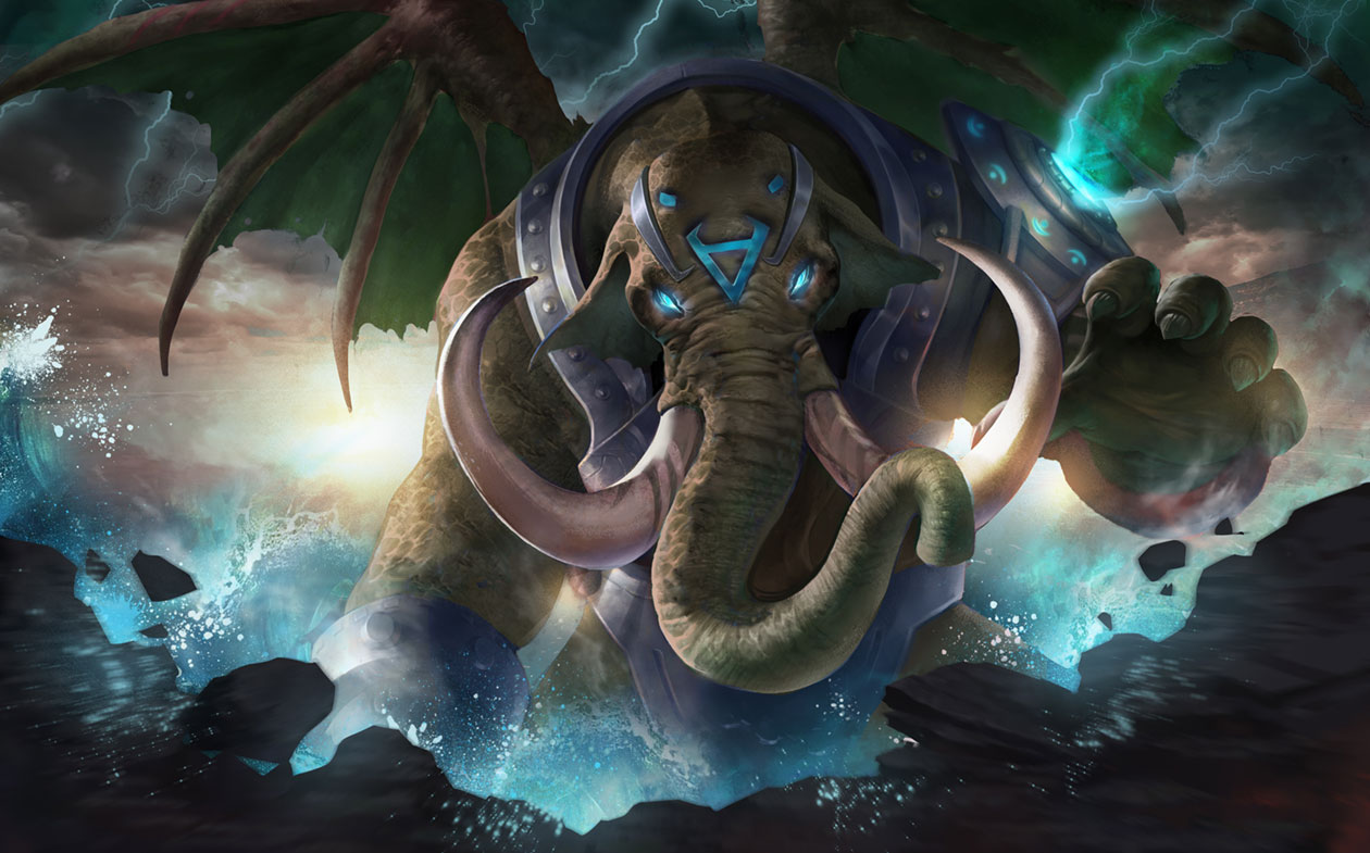 Chaugnar Concept Art from Arena of Valor