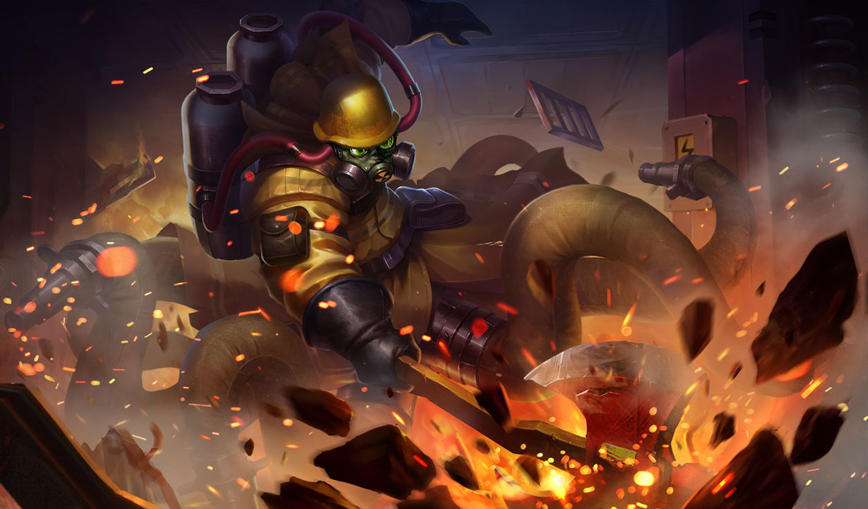 Firefighter Cresht Concept Art from Arena of Valor