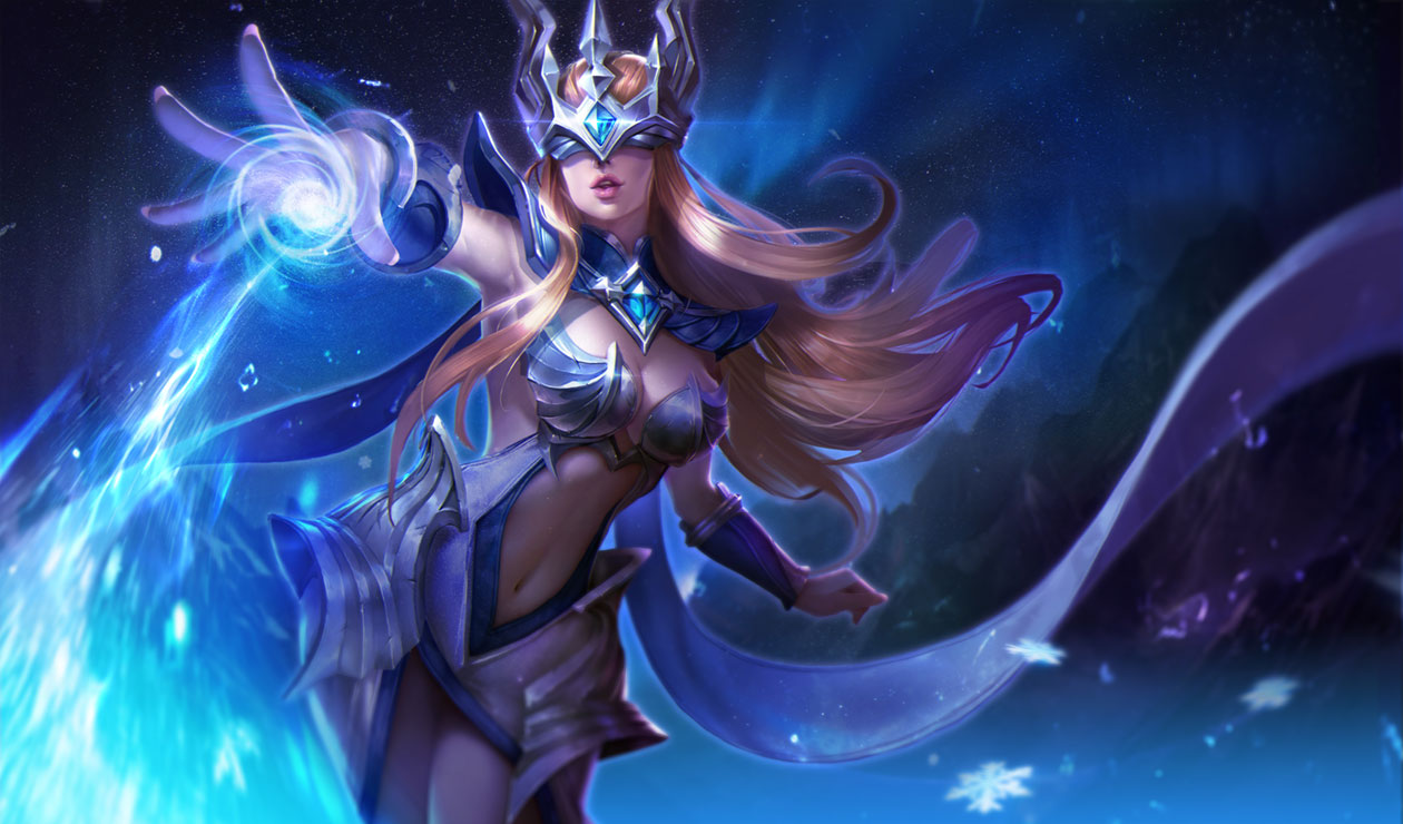 Ice Queen Ilumia Concept Art from Arena of Valor