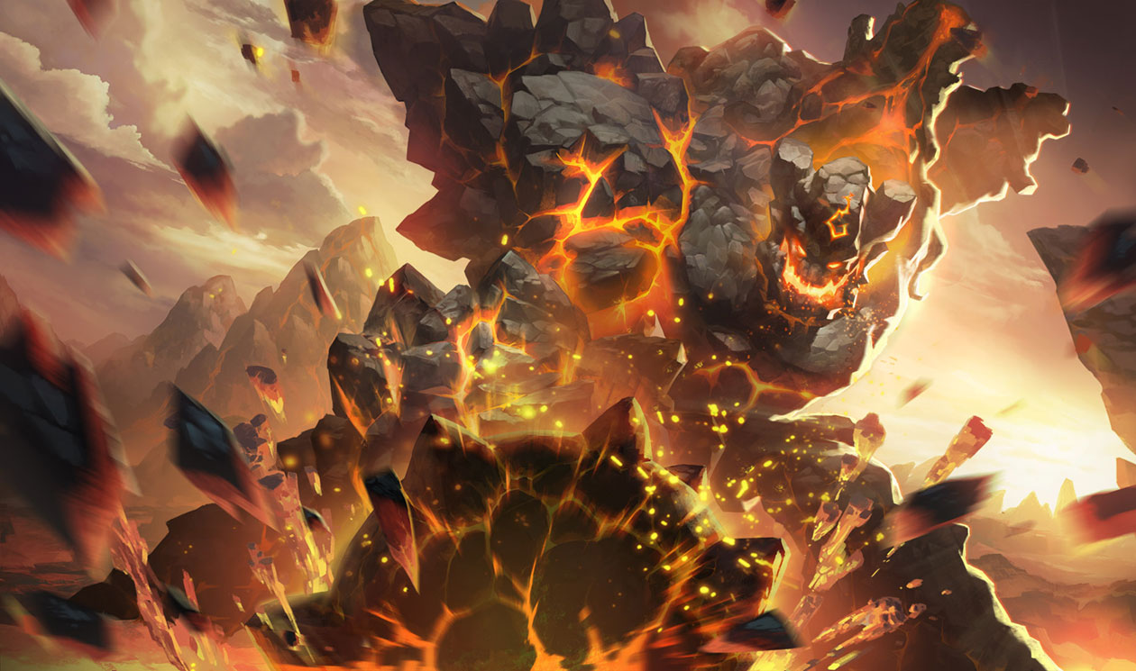 Magma Lumburr Concept Art from Arena of Valor