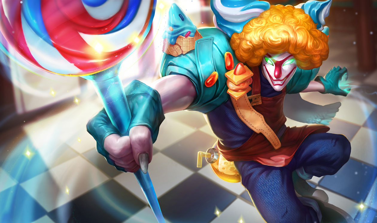 Murder Clown Mganga Concept Art from Arena of Valor