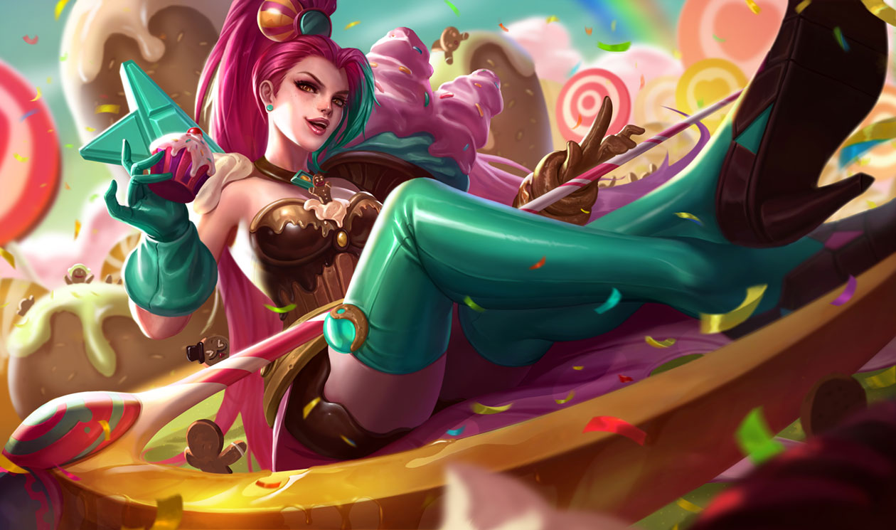 Candycane Mina Concept Art from Arena of Valor