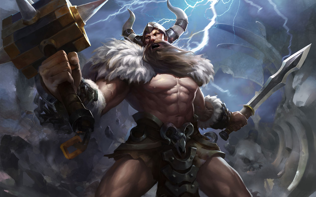 Viking Ormarr Concept Art from Arena of Valor