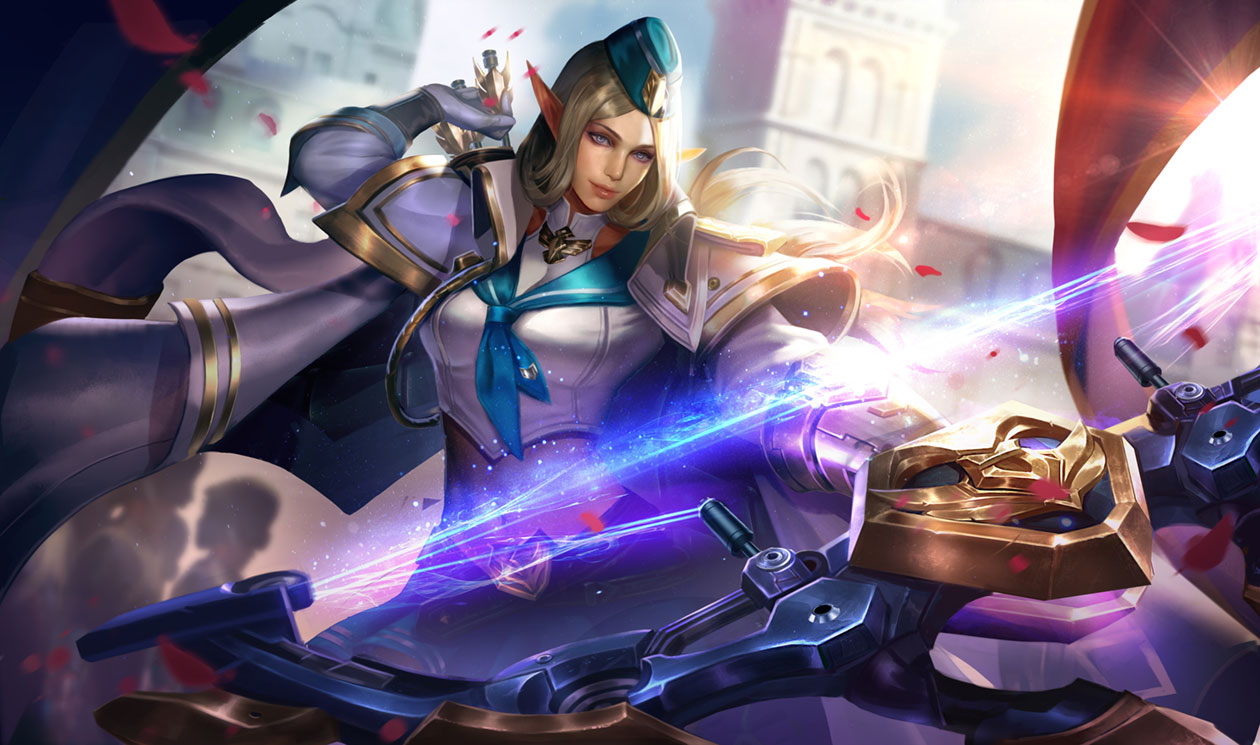 Navy Cadet Telannas Concept Art from Arena of Valor