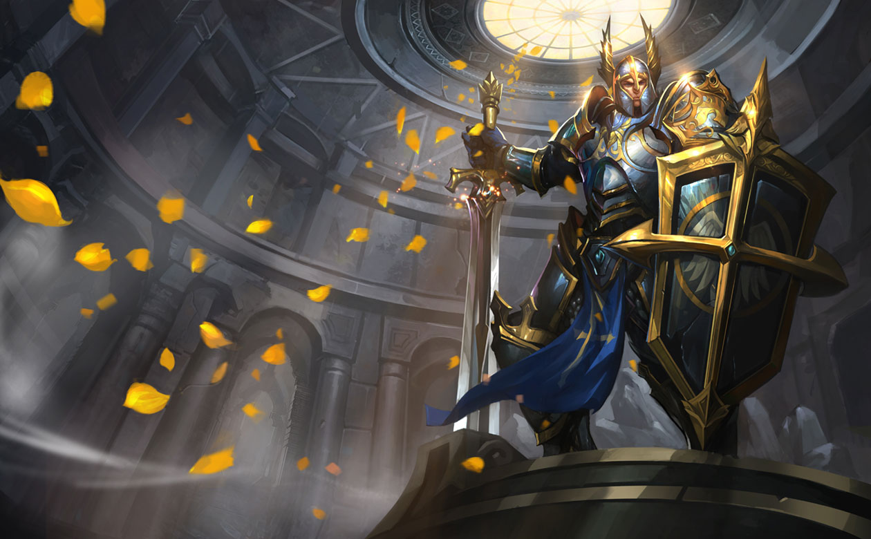 Chief Knight Thane Concept Art from Arena of Valor