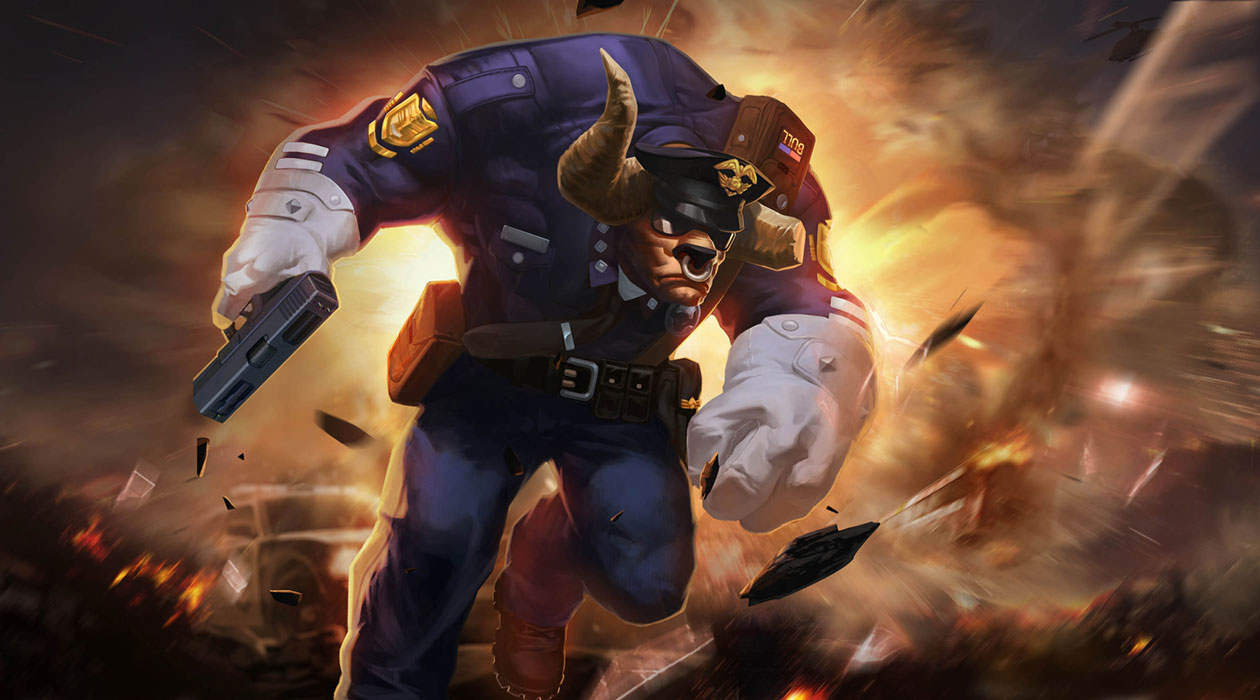 Officer Toro Concept Art from Arena of Valor