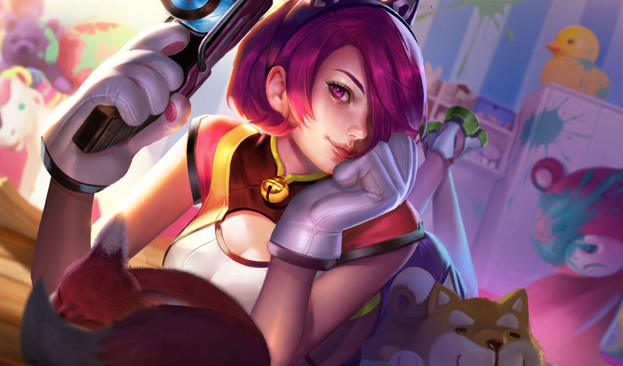 Tagger Violet Concept Art from Arena of Valor