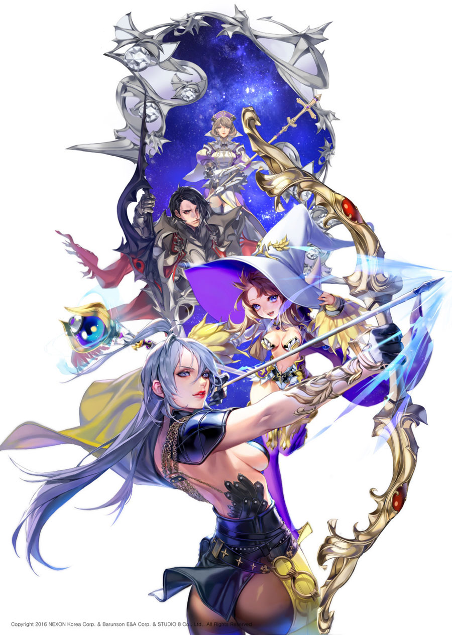 Characters Promo Concept Art from Astellia
