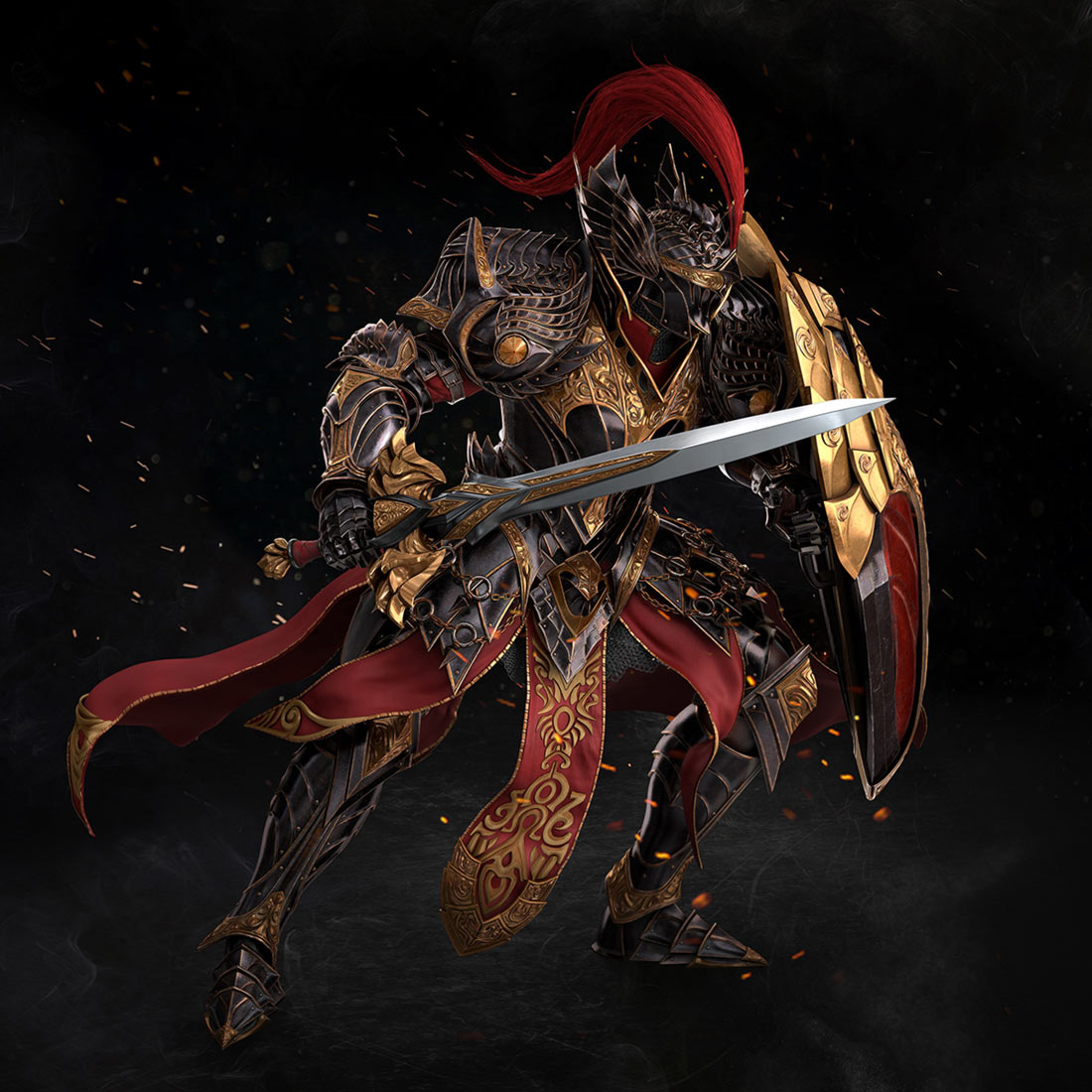 Warrior Concept Art from Astellia