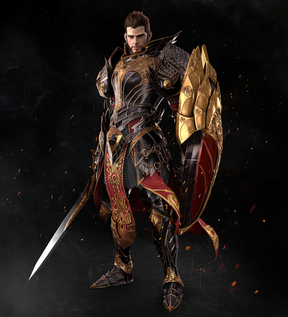Warrior Concept Art from Astellia