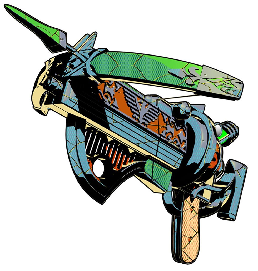 Steam Crossbow Weapon Art from Code Name: S.T.E.A.M.