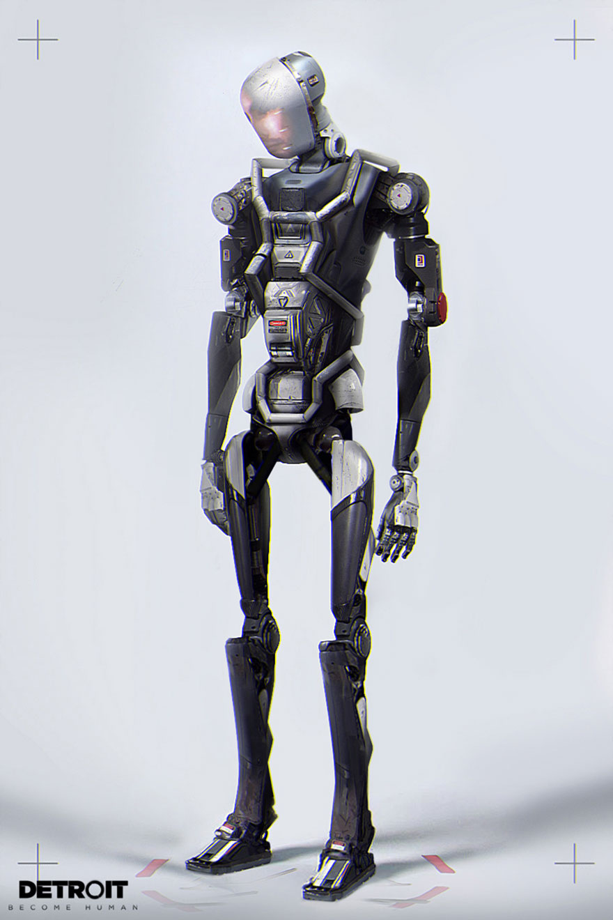 Adroid Evolution Concept Art from Detroit: Become Human
