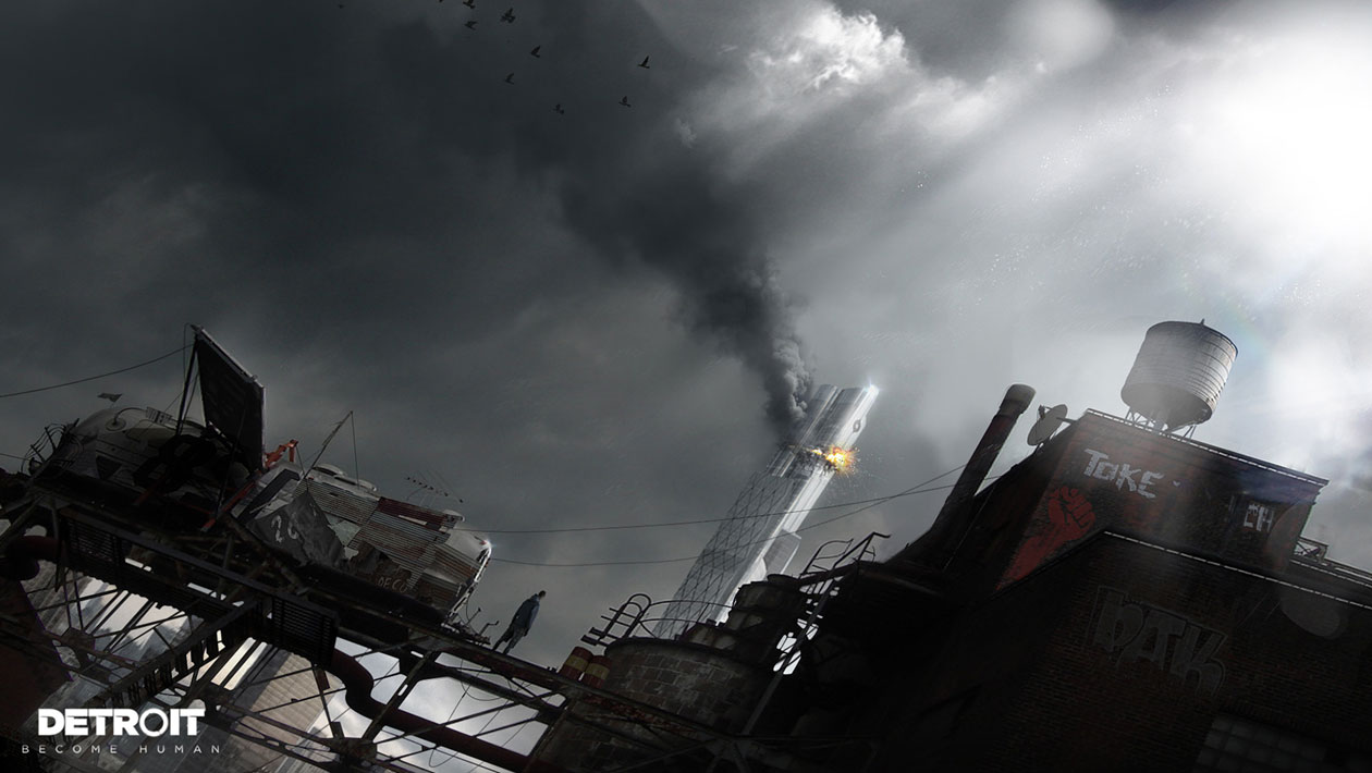 Detroit City Concept Art from Detroit: Become Human