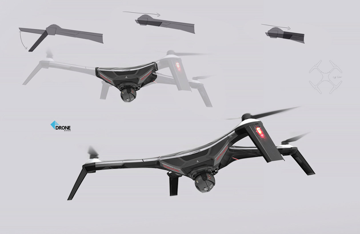 Drone Concept Art from Detroit: Become Human