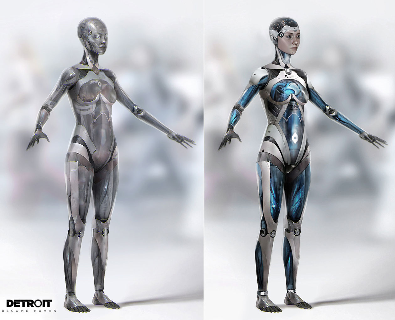 Kara Android Body Concept Art from Detroit: Become Human