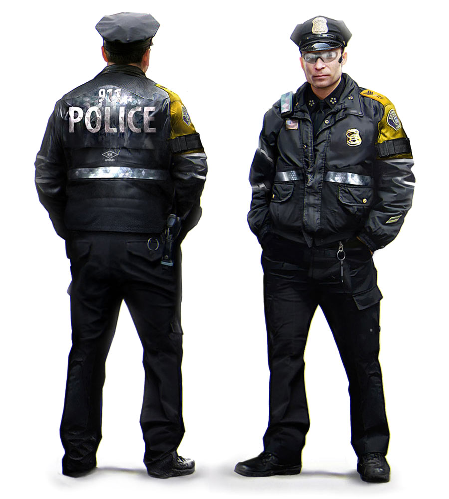 Police Concept Art from Detroit: Become Human
