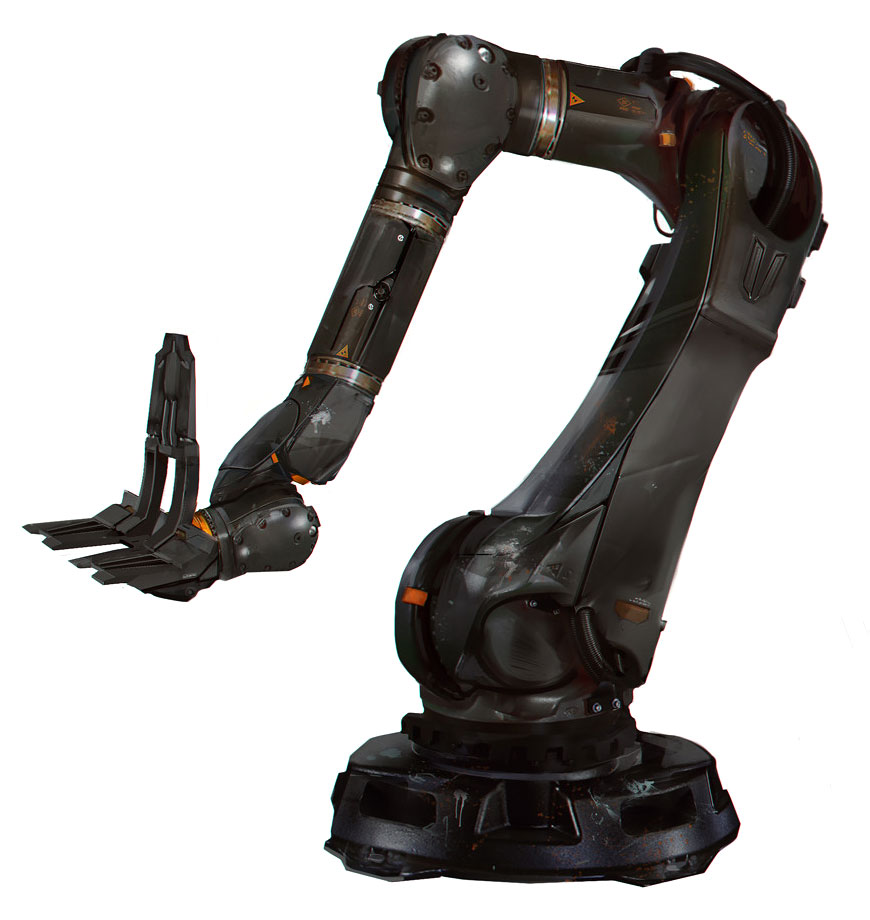 Robotic Arm Concept Art from Detroit: Become Human