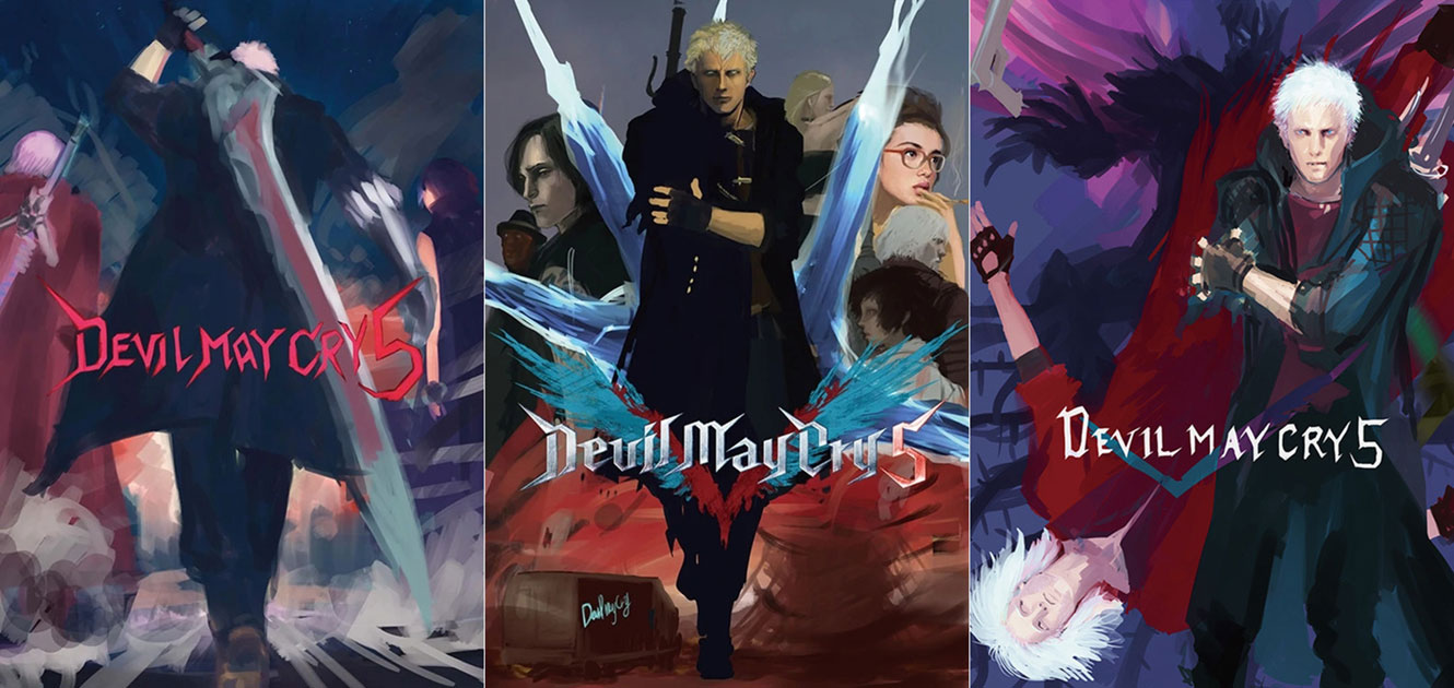 Cover Concept Art from Devil May Cry 5