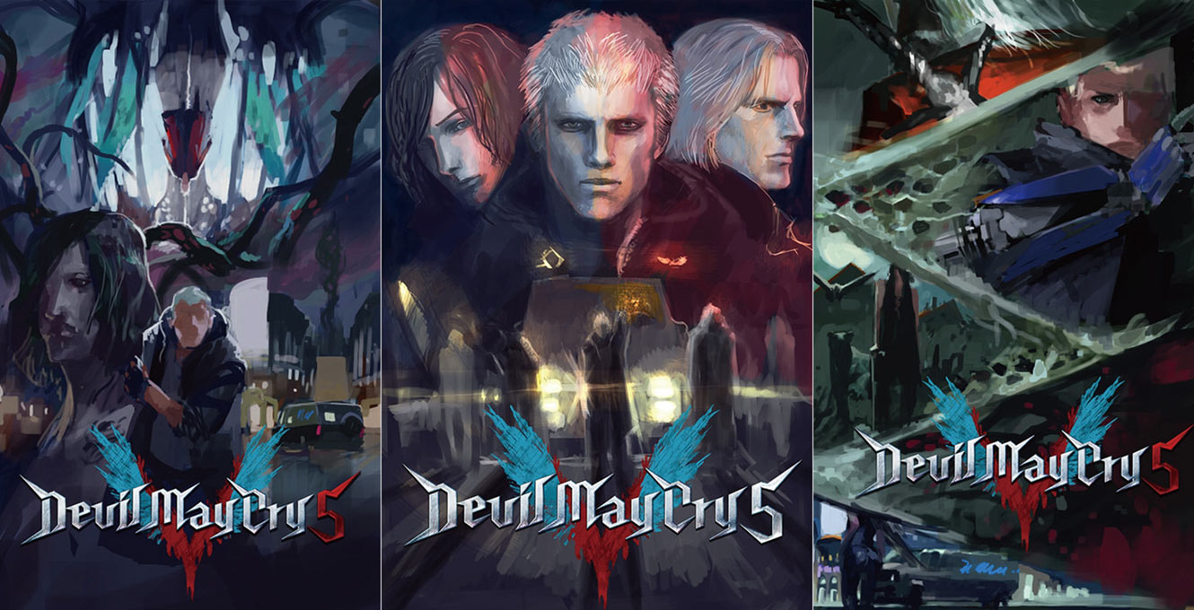 Cover Concept Artwork from Devil May Cry 5
