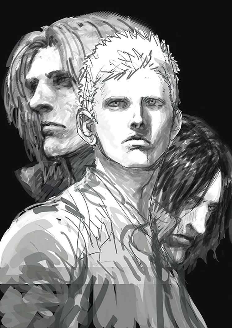 Cover Sketch from Devil May Cry 5