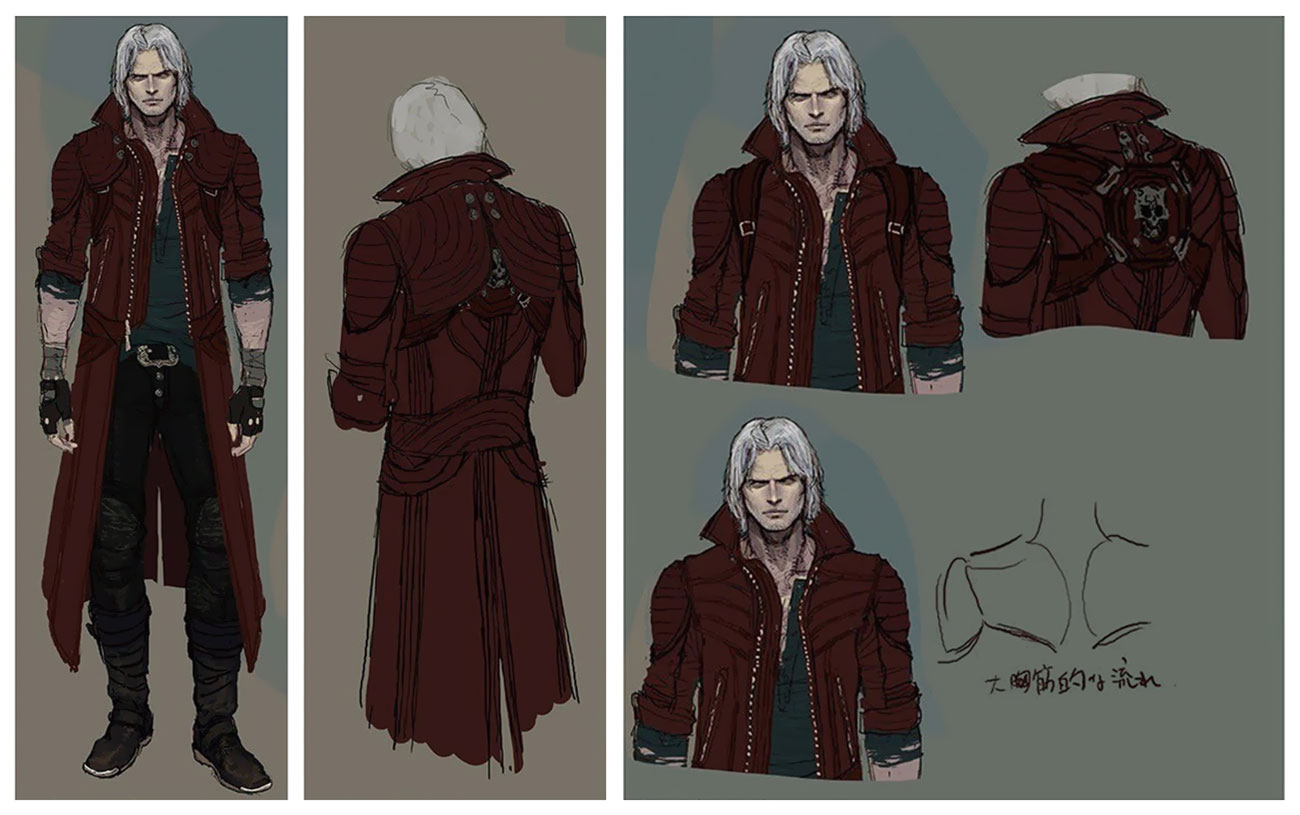 Dante Concept Art from Devil May Cry 5