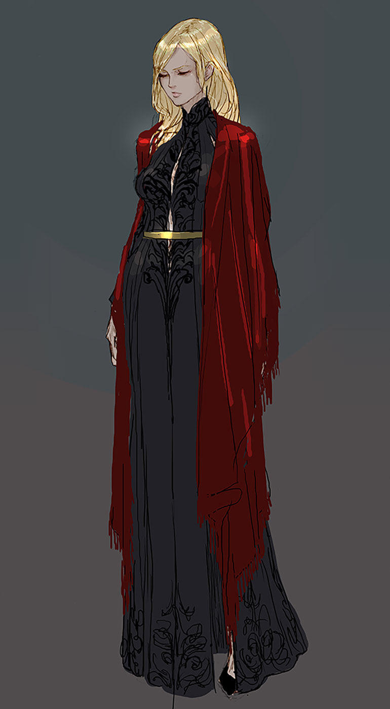 Eva Concept Art from Devil May Cry 5