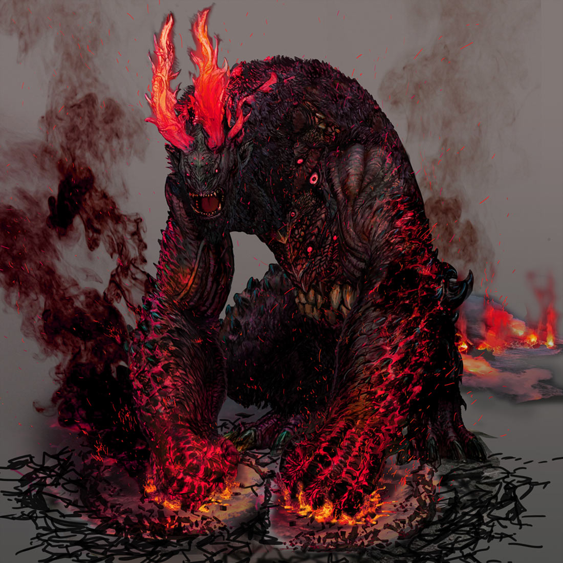 Goliath Concept Art from Devil May Cry 5