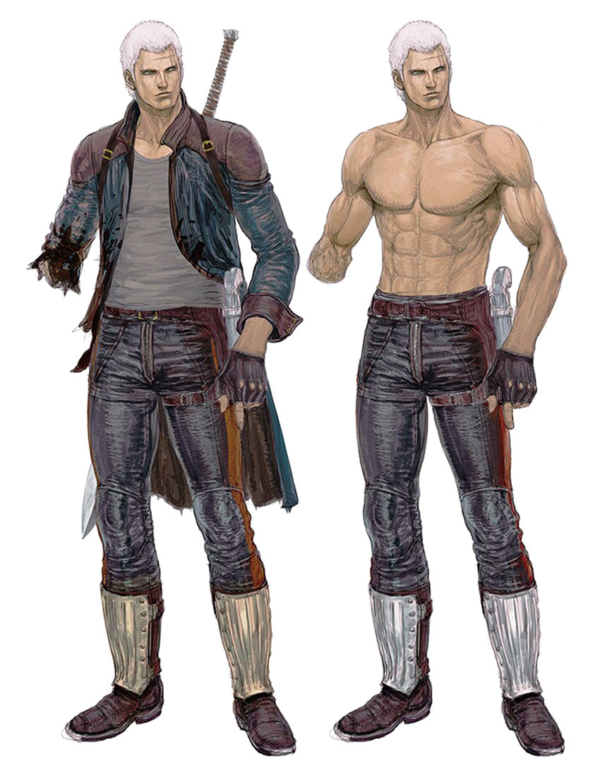 Nero Concept Art by Daigo Ikeno from Devil May Cry 5