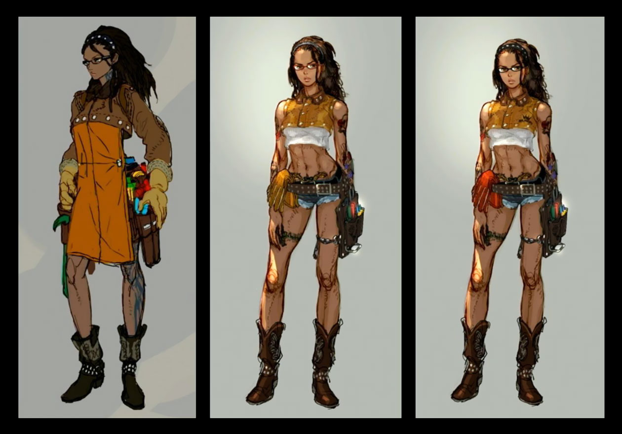Nico Concept Artwork from Devil May Cry 5
