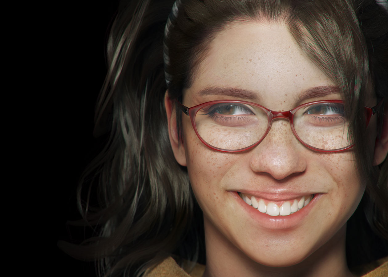 Nico Face Artwork from Devil May Cry 5