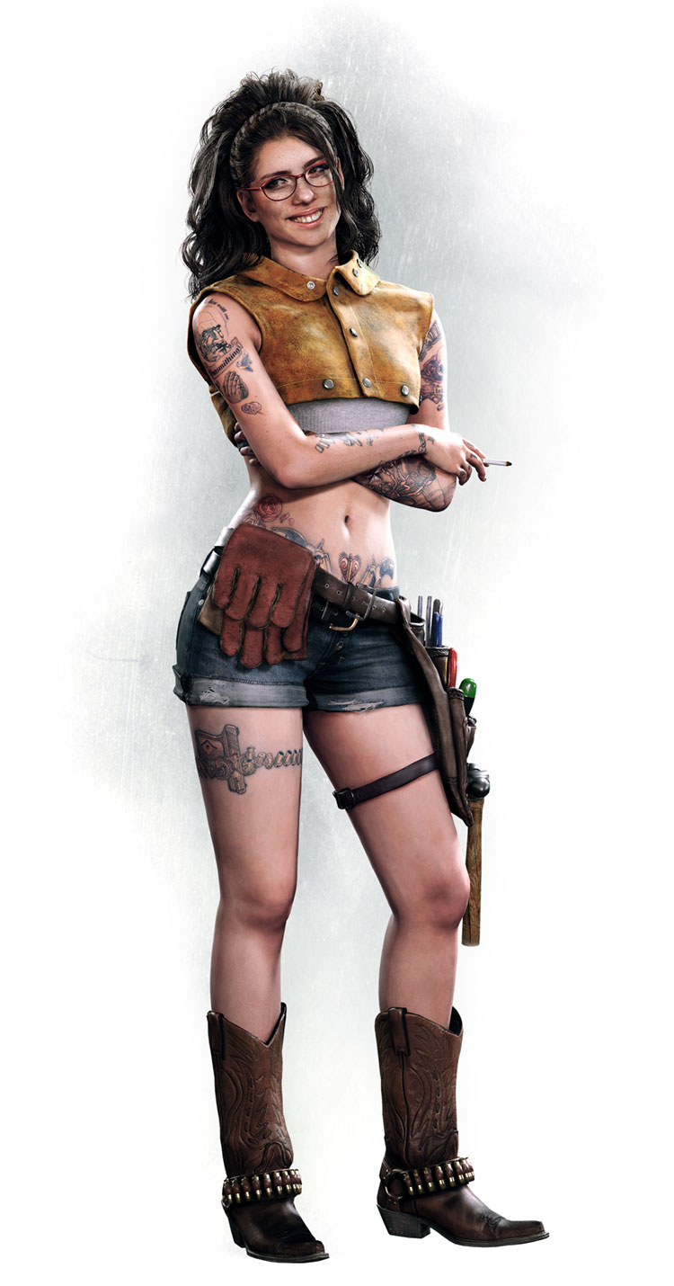 Nico Character Art from Devil May Cry 5