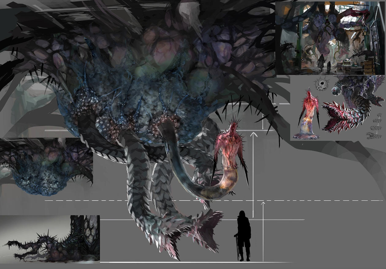 Nidhogg Concept Art from Devil May Cry 5
