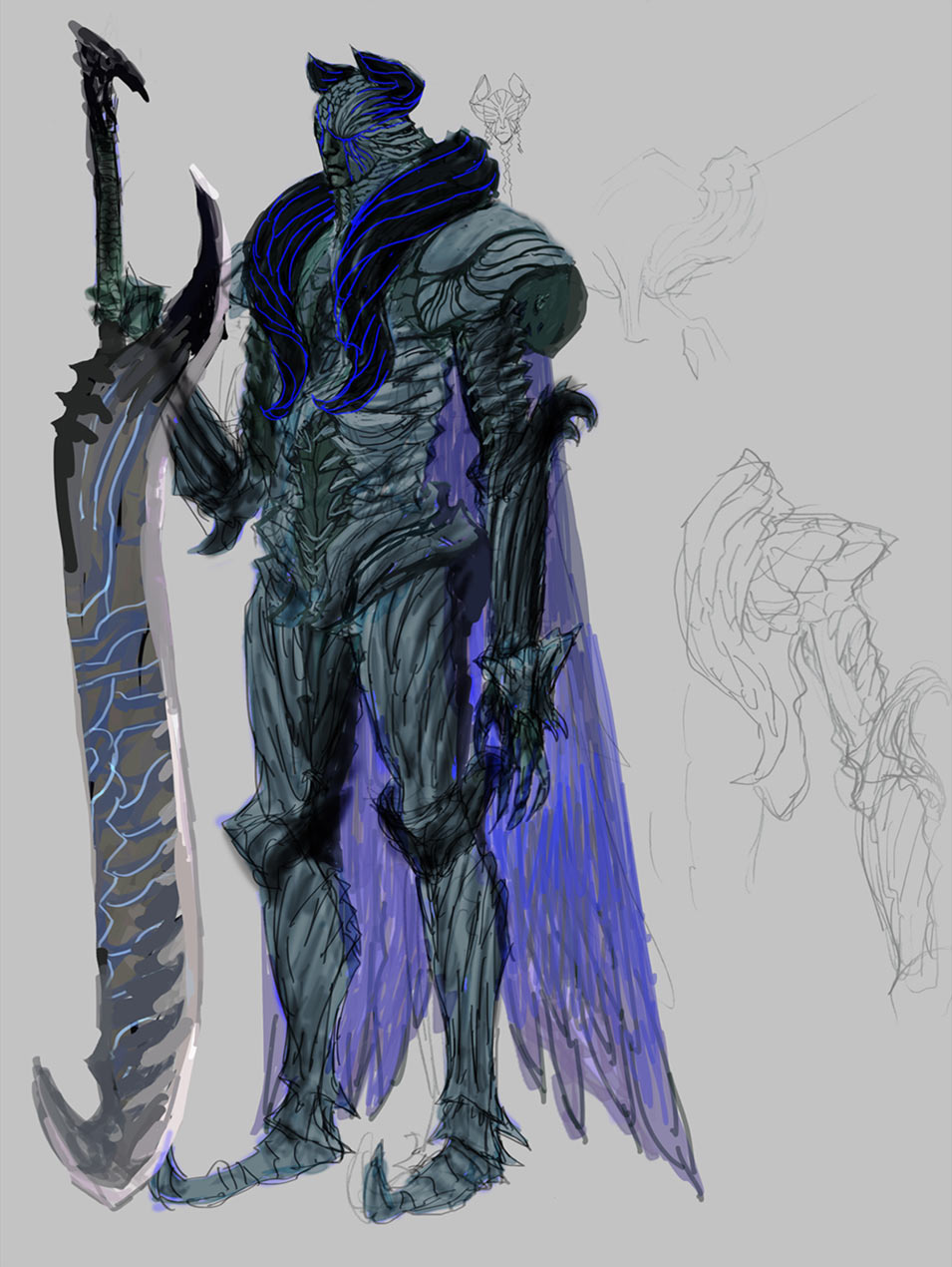 Proto Angelo Concept Art from Devil May Cry 5