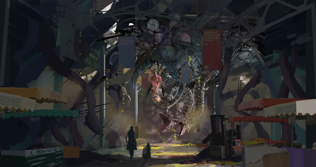 Scenario Concept Art from Devil May Cry 5