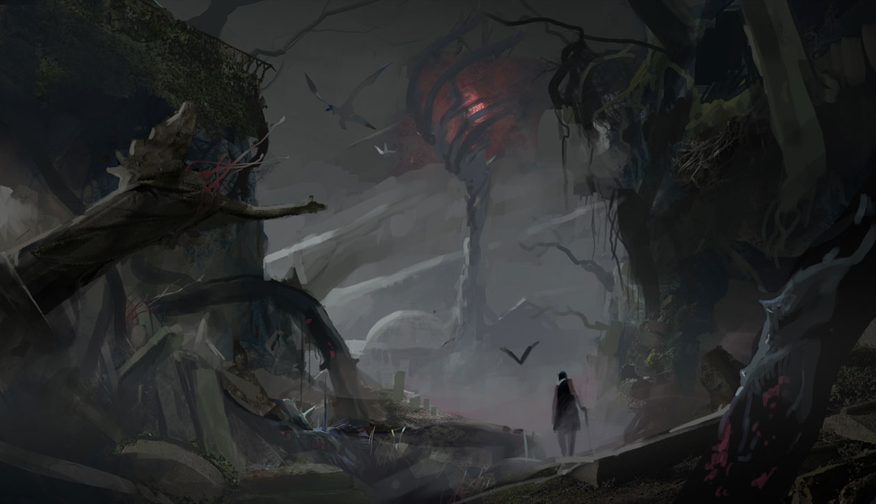 Scenario Concept Art from Devil May Cry 5