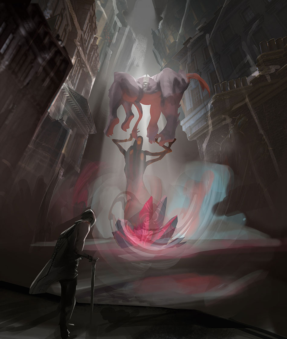 Scenario Concept Art from Devil May Cry 5