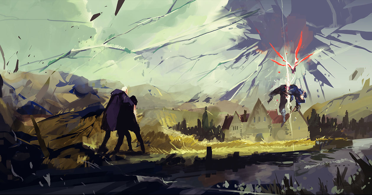 Scenario Concept Artwork from Devil May Cry 5