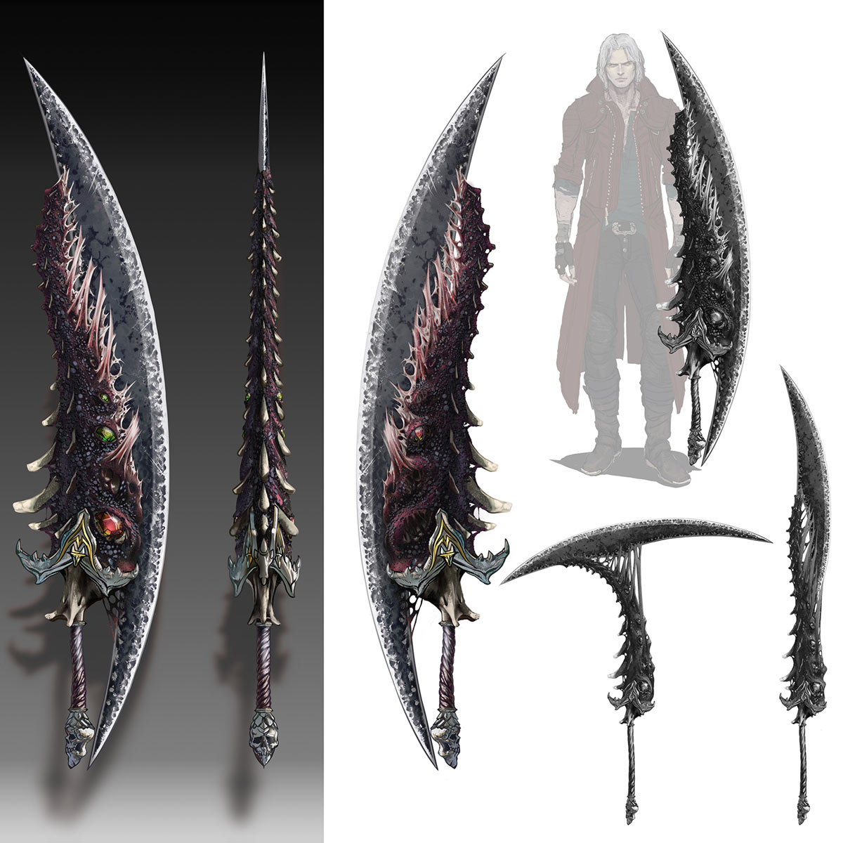 Sparda Concept Art from Devil May Cry 5