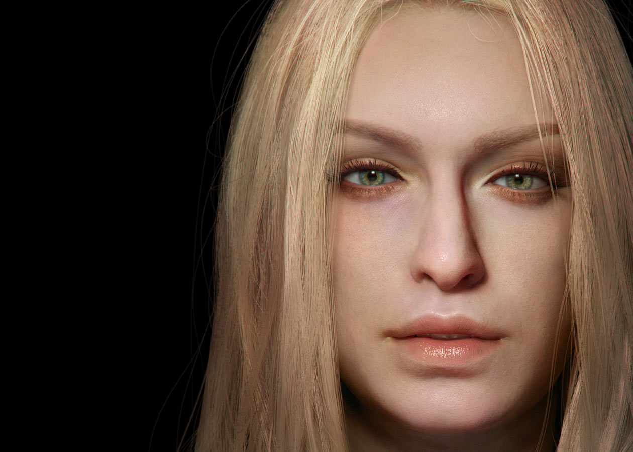 Trish Face Art from Devil May Cry 5