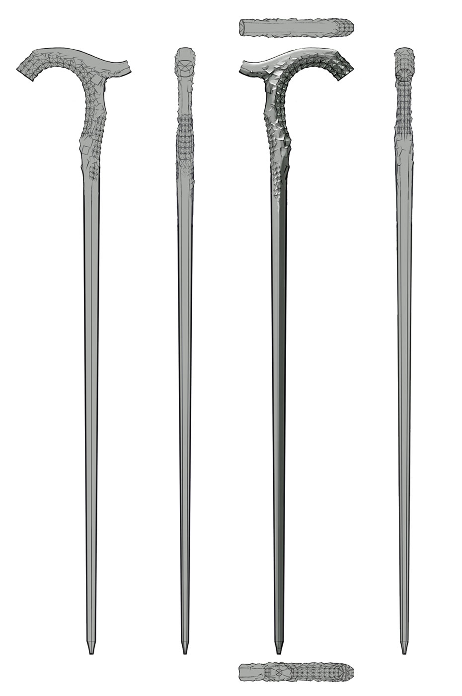 V's Cane Concept Art from Devil May Cry 5