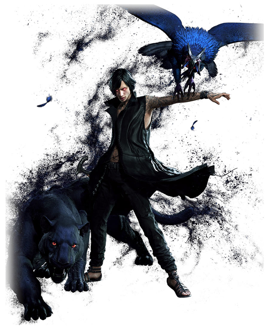 Super V Art from Devil May Cry 5
